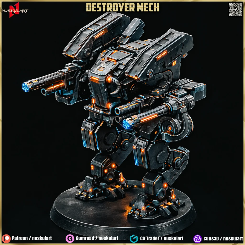 Модель Дестройер Мех 1/48