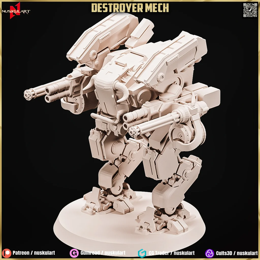 Модель Дестройер Мех 1/48