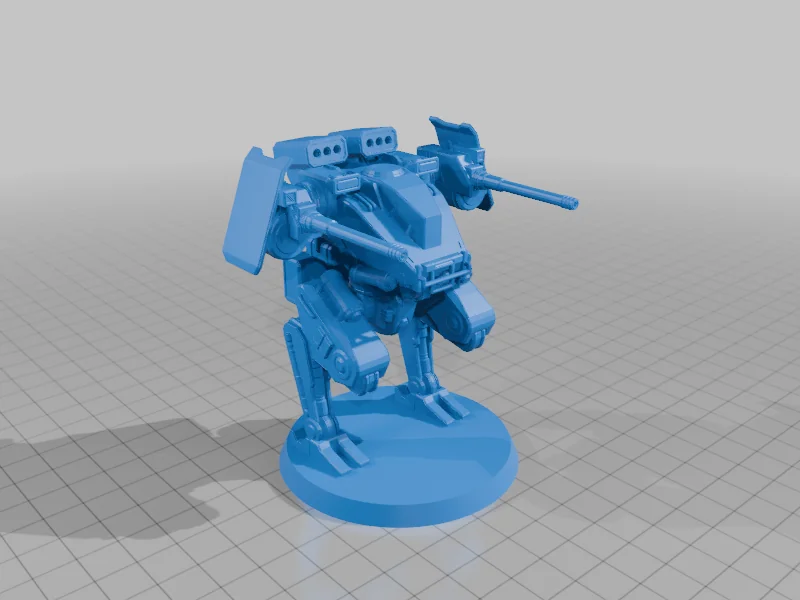 3D модель Модель: Анти-бронированный мех 1/48 - фото 4