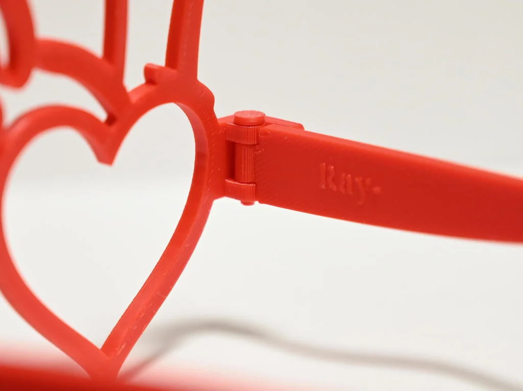 3D модель Очки ко Дню Святого Валентина - фото 3