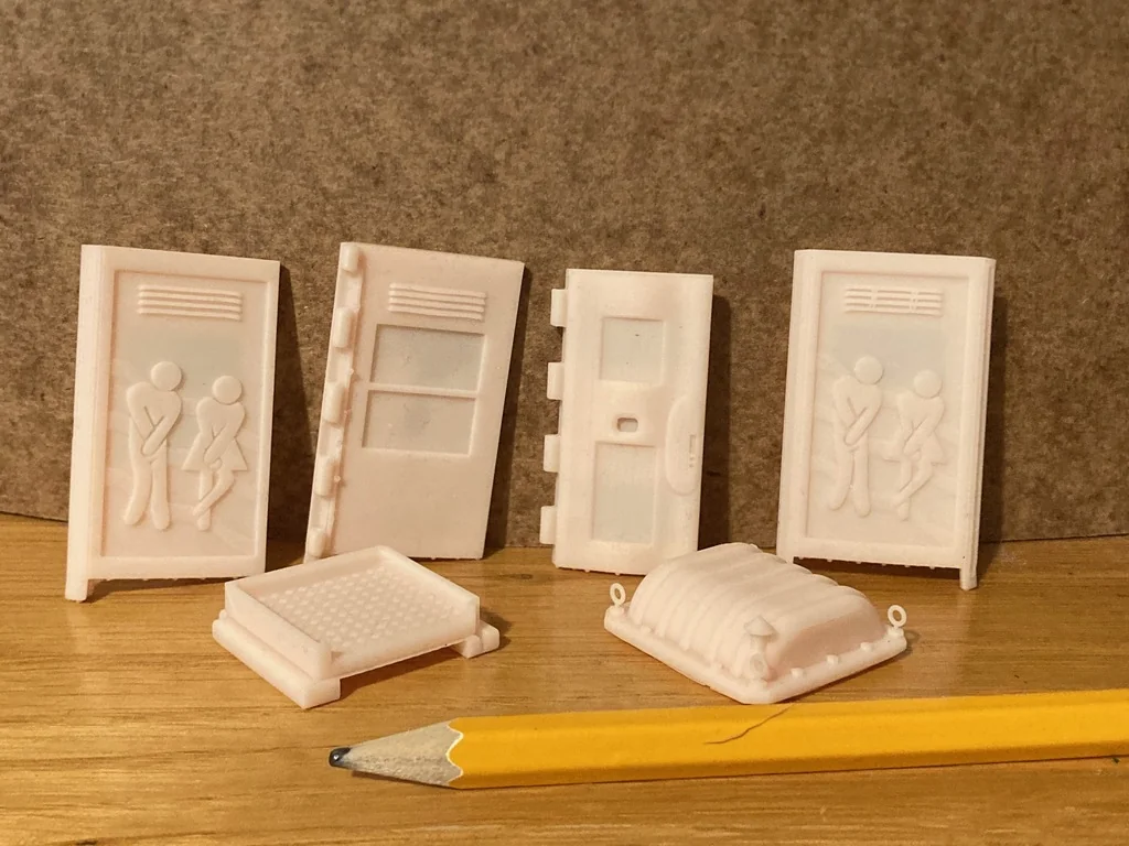 3D модель Модель общественного туалета Dixi - фото 2