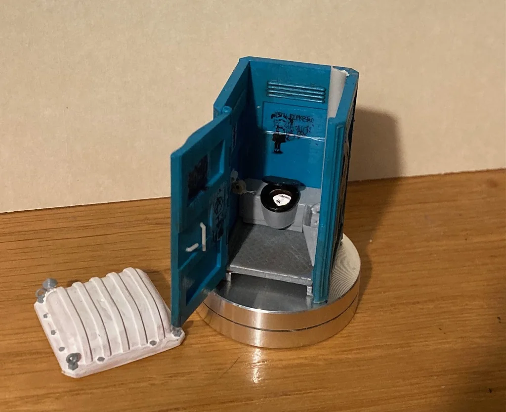 3D модель Модель общественного туалета Dixi - фото 7