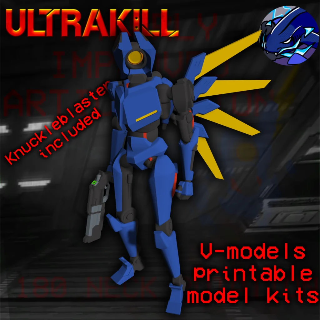 3D модель Збірна модель 1/12 ULTRAKILL V1 та V2 STL