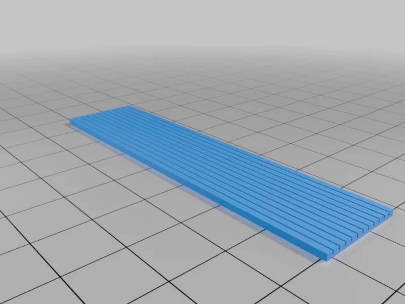 3D модель 23' Staked Bulkhead Flat (HOn30) - фото 2