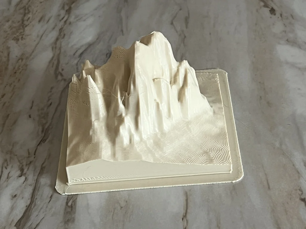 3D модель Модель Shiprock, Нью-Мексико - фото 2