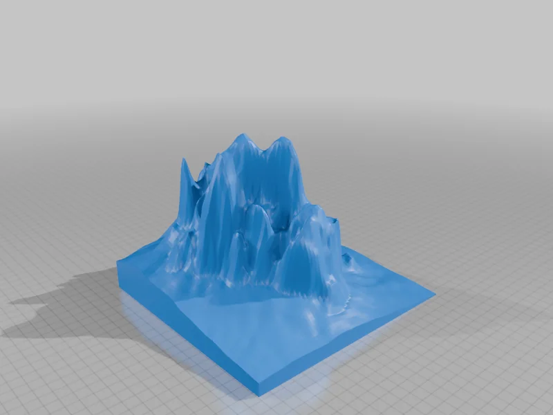 3D модель Модель Shiprock, Нью-Мексико - фото 5