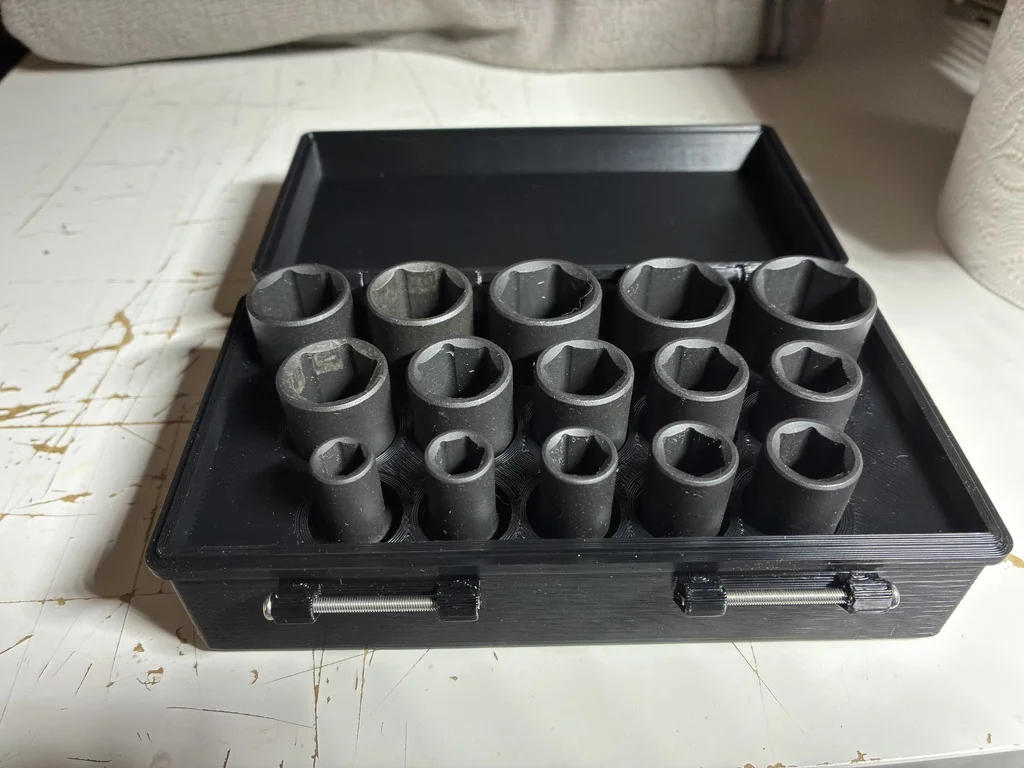 3D модель Кейс для напівглибоких головок з вставкою - фото 1