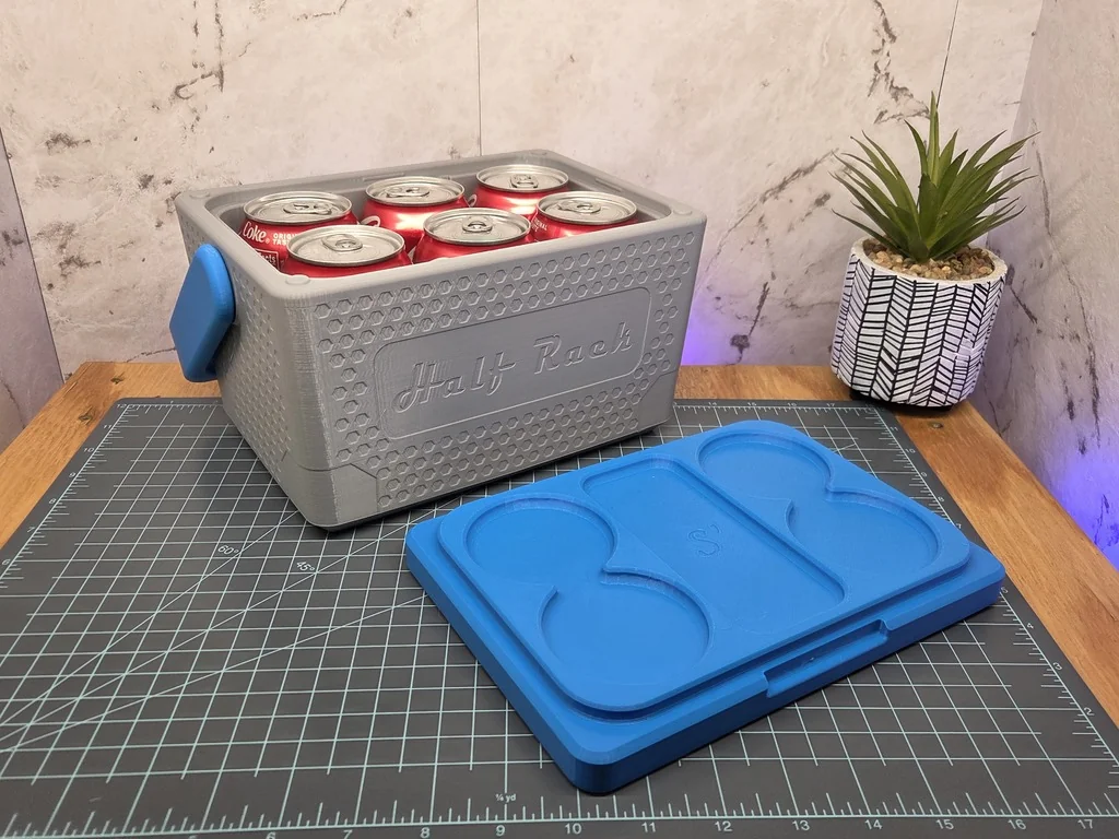 Холодильник для 6 банок | Полу-стойка