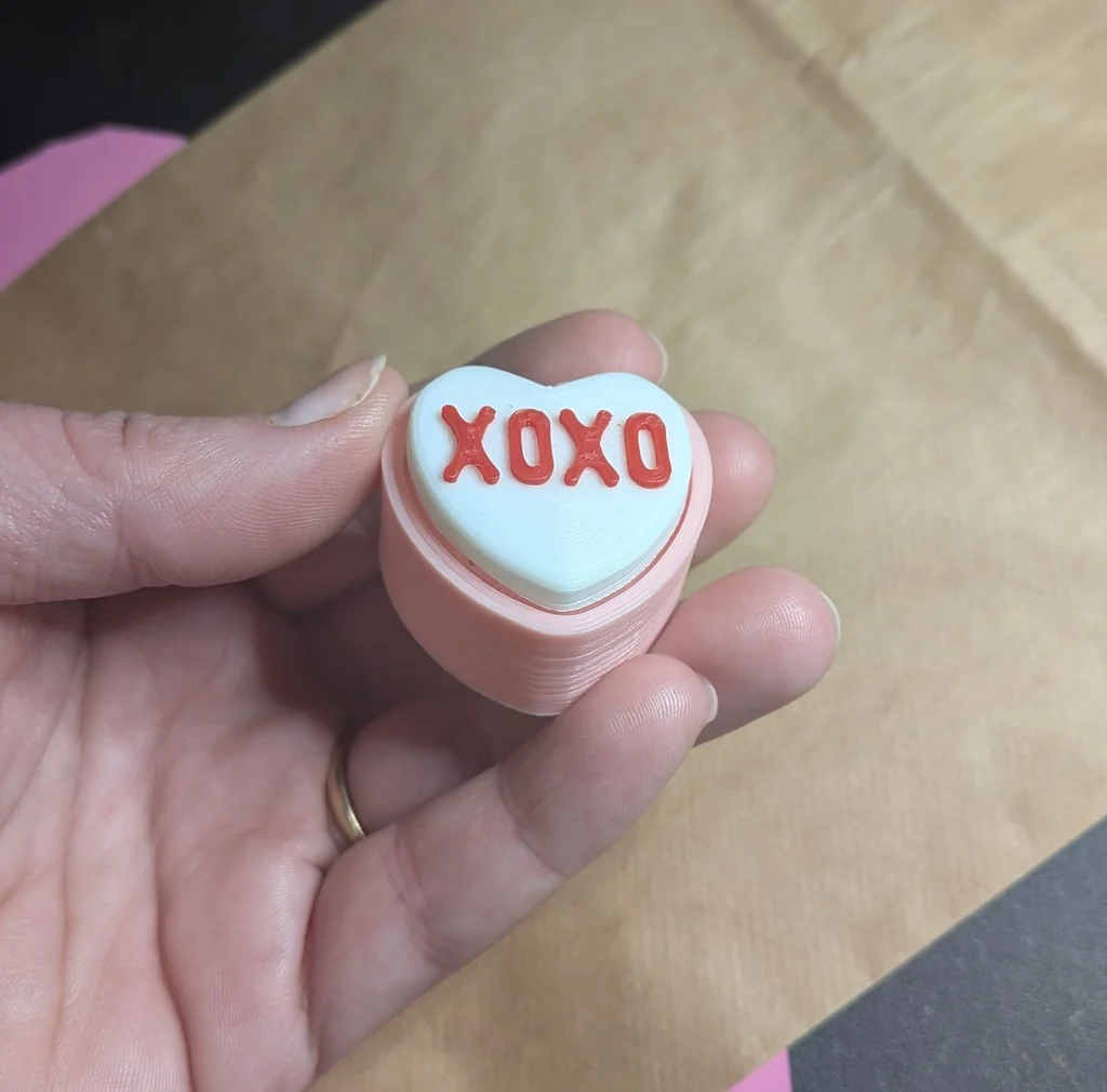 Кликер-игрушка в форме сердечка