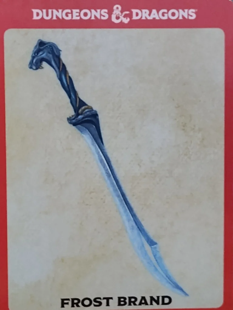 Меч Frost для эльфов