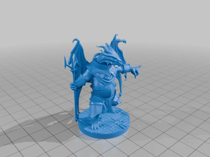 3D модель 3D-модель Bozak Draconian - фото 3