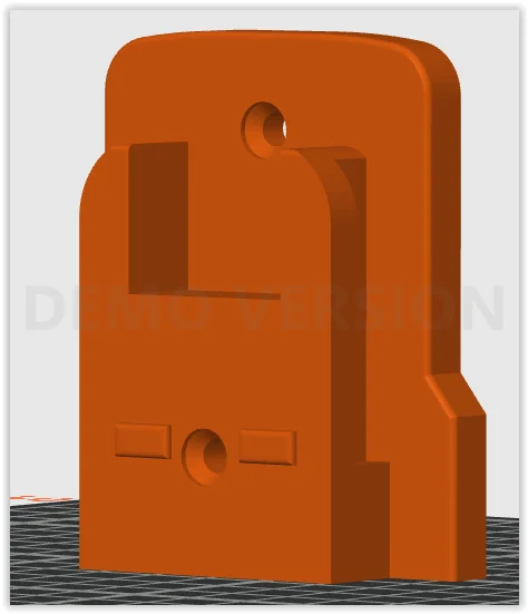 3D модель Поддержка инструмента Milwaukee M18 - фото 1