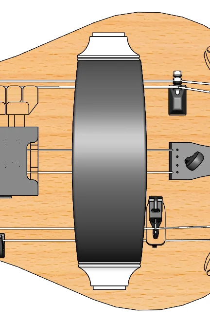 Крыло для Nerdy Gurdy (классическое)