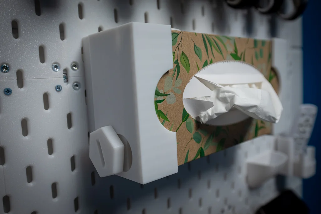 3D модель Adjustable Tissue Box Holder for SKÅDIS - фото 2