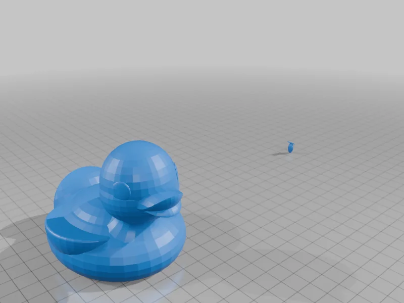 3D модель Модель резиновой уточки - фото 1