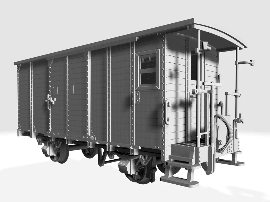 ТТм - Камбуз узкоколейный 1000 мм 905-151 (NWE 151) масштаб 1/120