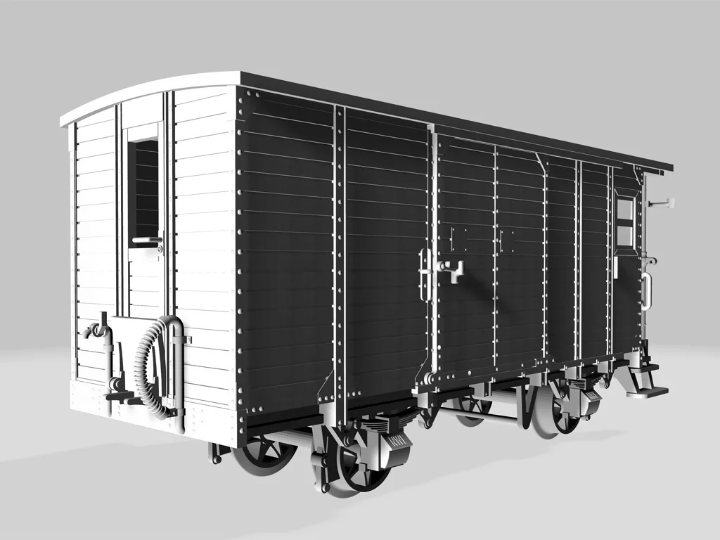 ТТм - Камбуз узкоколейный 1000 мм 905-151 (NWE 151) масштаб 1/120