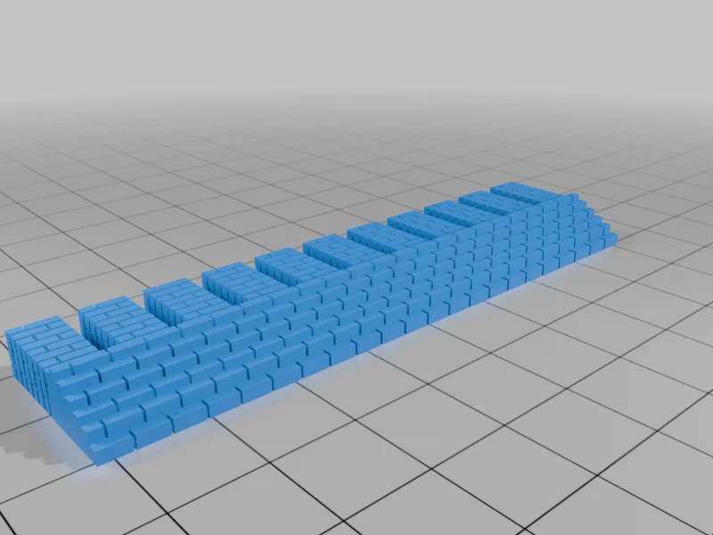 Модульные кирпичные секции 1:87 HO масштаб