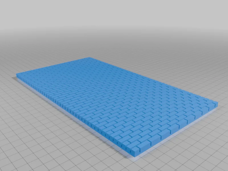 Модульные кирпичные секции 1:87 HO масштаб