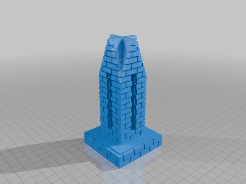 Модульные кирпичные секции 1:87 HO масштаб