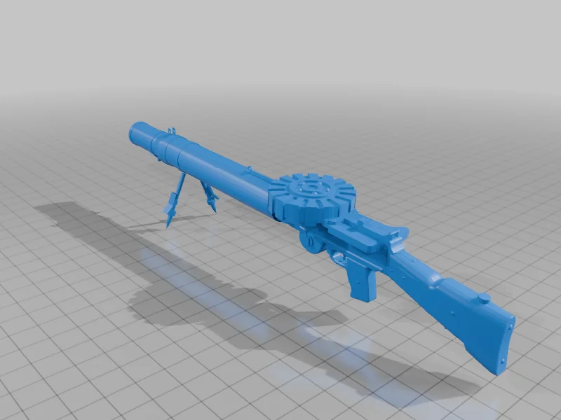 Модель пулемета Льюиса из Первой мировой войны