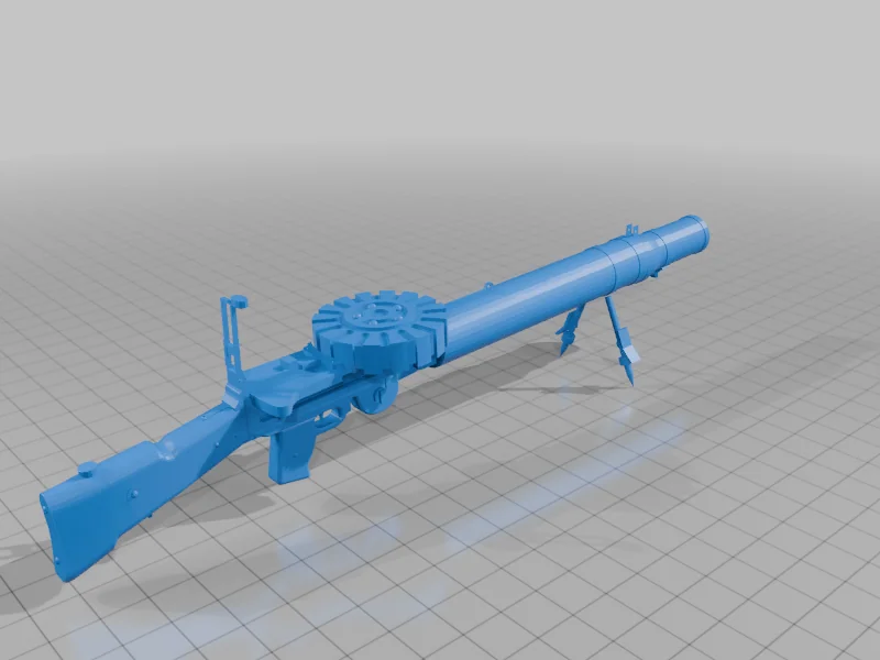 Модель пулемета Льюиса из Первой мировой войны