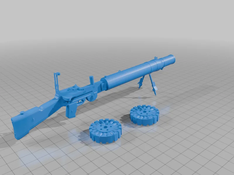 Модель пулемета Льюиса из Первой мировой войны