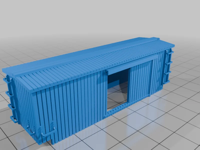 3D модель 23' закритий вагон (HOn30) - фото 5