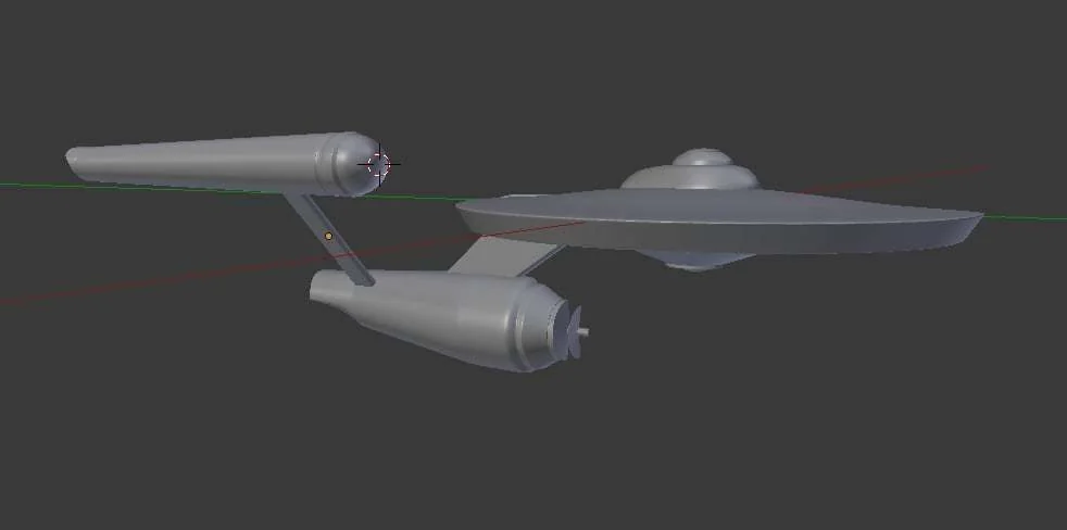 3D модель Модель стены USS Enterprise из Star Trek TOS - фото 1