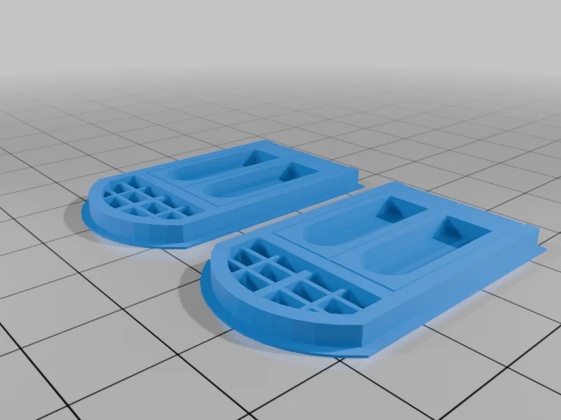 Модель крупного кирпичного здания в масштабе HO