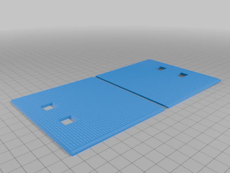 Модель крупного кирпичного здания в масштабе HO