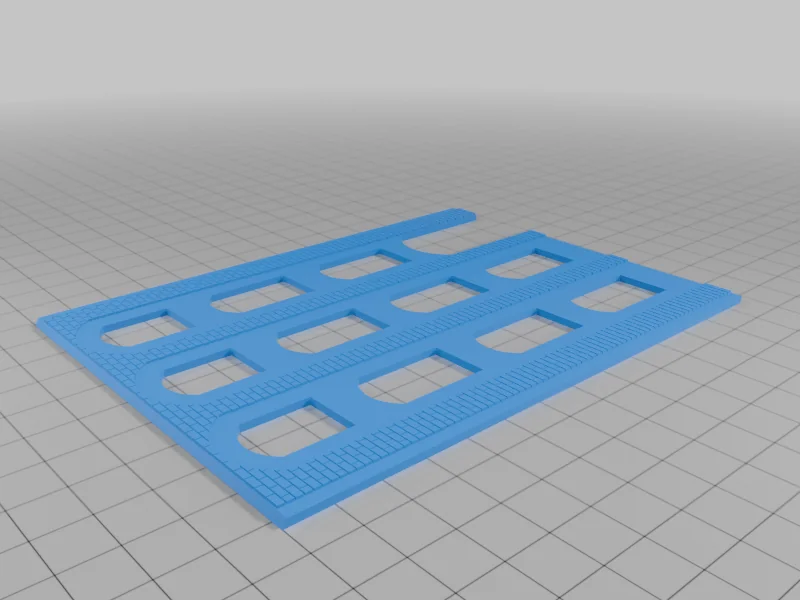 Модель крупного кирпичного здания в масштабе HO