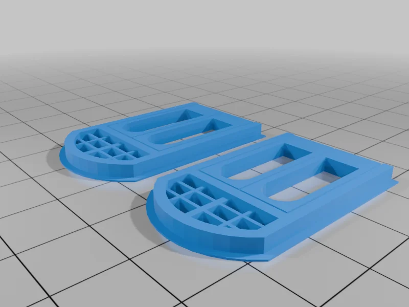Модель крупного кирпичного здания в масштабе HO