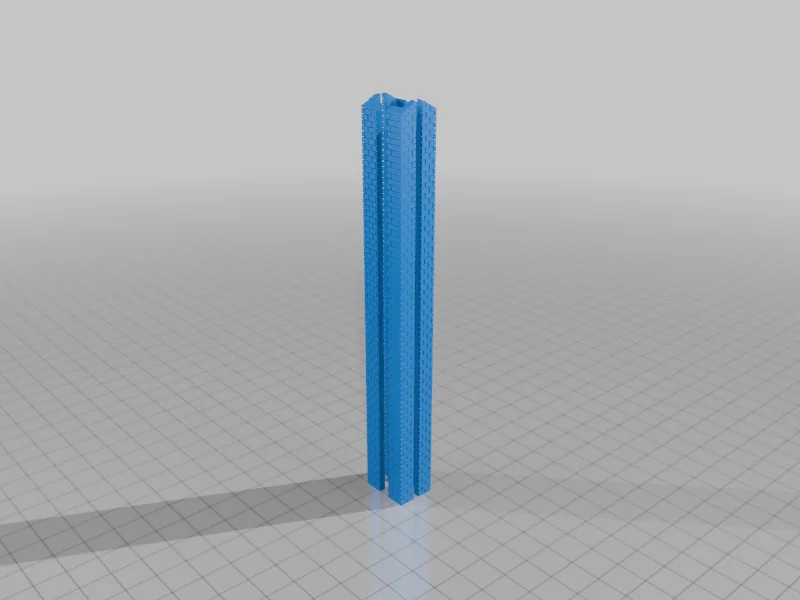 Модель крупного кирпичного здания в масштабе HO