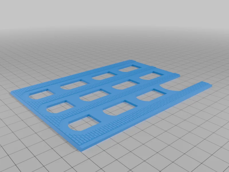 Модель крупного кирпичного здания в масштабе HO