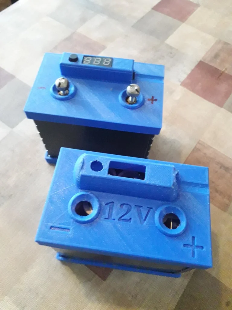 3D модель 12V Li-Ion аккумулятор для тяжелых нагрузок - фото 3