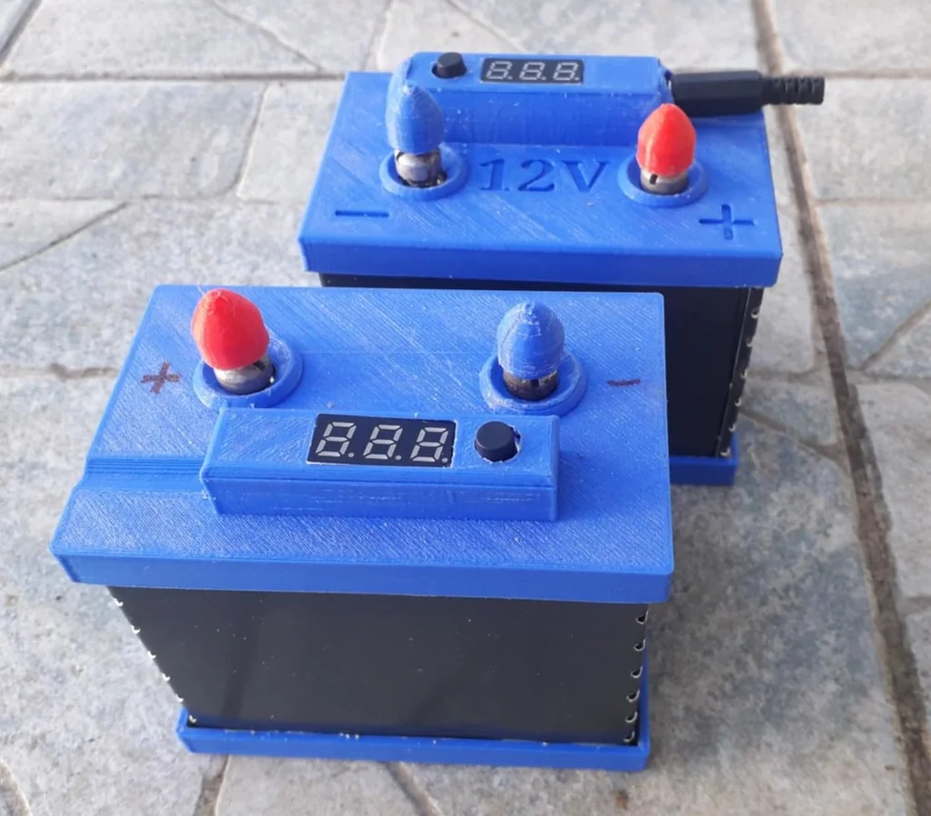 3D модель 12V Li-Ion аккумулятор для тяжелых нагрузок - фото 12