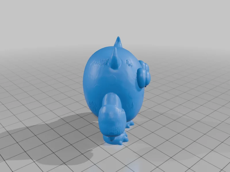 3D модель Тройное чудовище - Кинетическая скульптура - фото 8