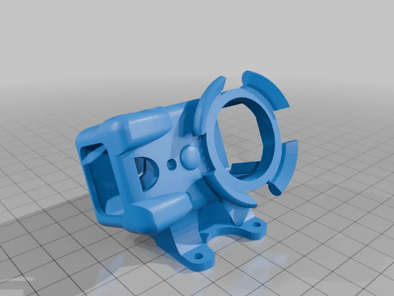 3D модель DJI Osmo Nano FPV крепления для фристайла - фото 5