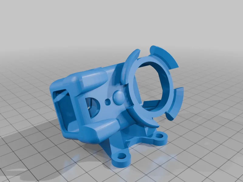 3D модель DJI Osmo Nano FPV крепления для фристайла - фото 8