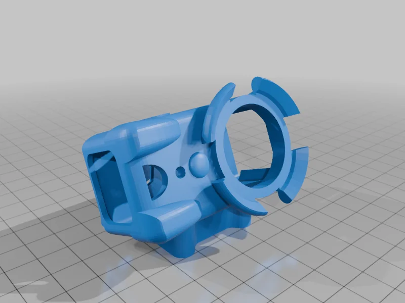 3D модель DJI Osmo Nano FPV крепления для фристайла - фото 12