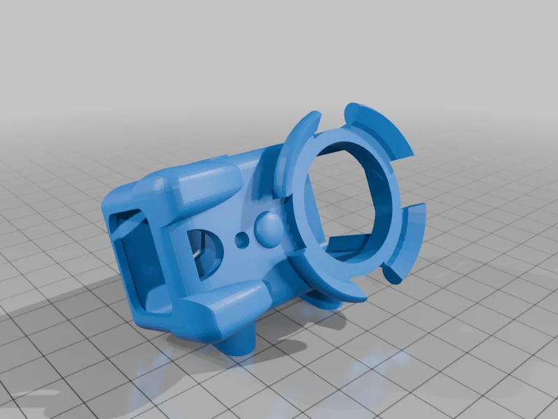 3D модель DJI Osmo Nano FPV крепления для фристайла - фото 17