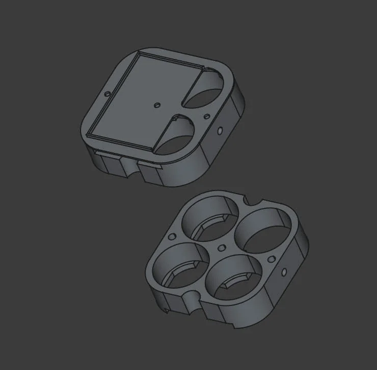 3D модель DIY 65W 33140/C33 Powerbank Case - фото 2