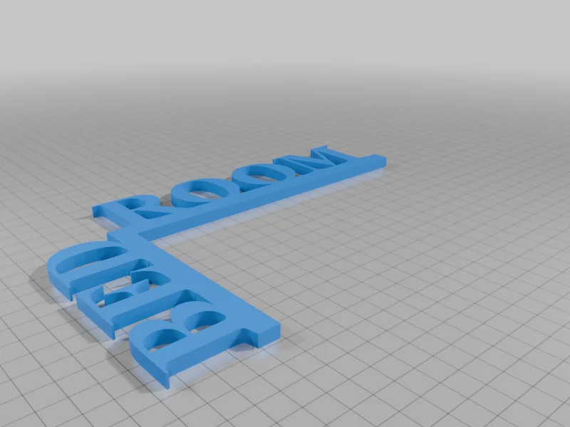 3D Модель: Комната