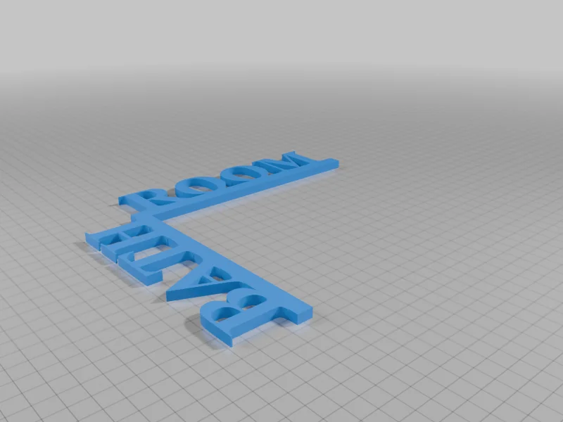 3D Модель: Комната