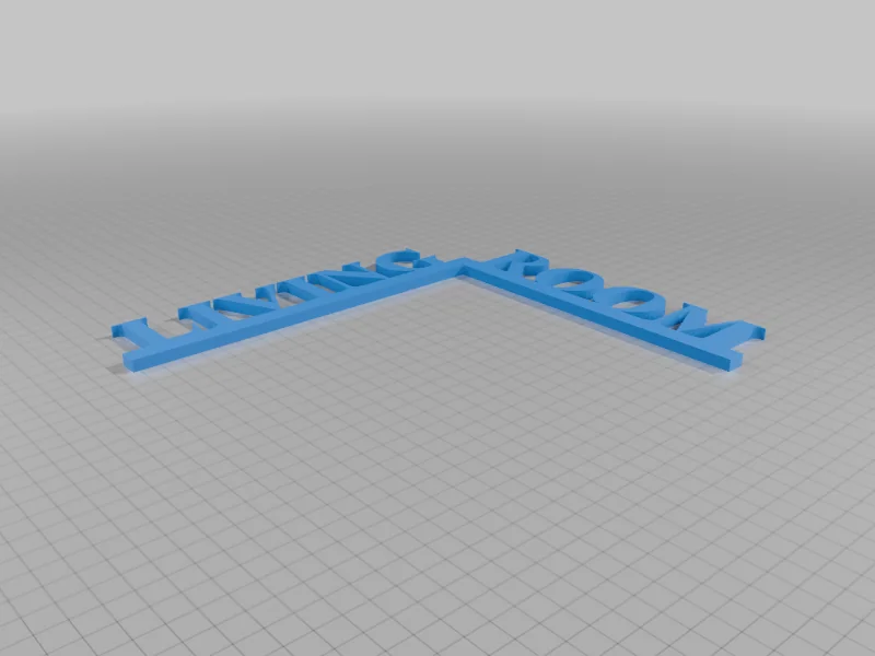 3D Модель: Комната