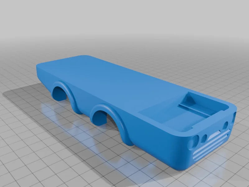 3D модель Совместимый автобус LEGO DUPLO для трейлера - фото 11