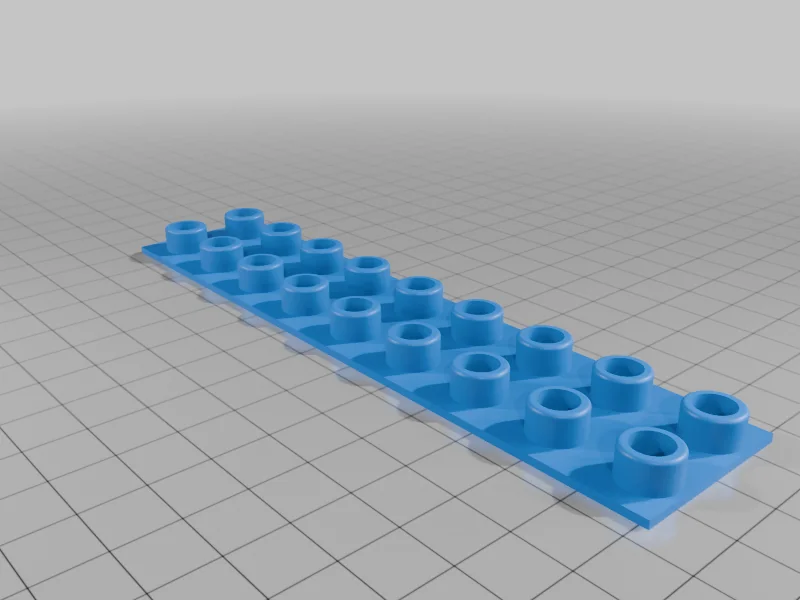 3D модель Совместимый автобус LEGO DUPLO для трейлера - фото 12