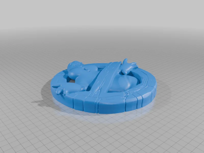 Логотип Ghostbusters - 3D модель