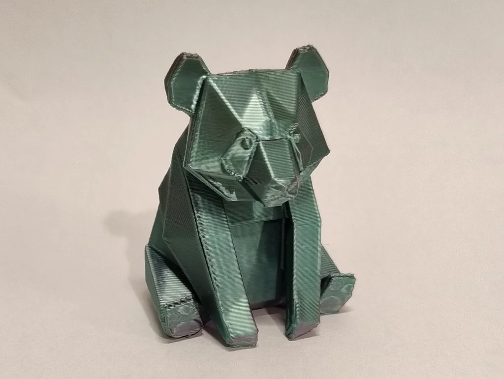 3D Модель Панды Оригами